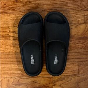 Black Slip-On Women’s Sandals - Unbranded